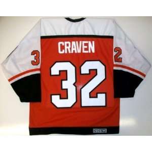  Murray Craven Philadelphia Flyers Ccm Jersey Orange Large 