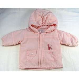  Dejeuner Sur Lherbe Pink Hooded Jacket Baby