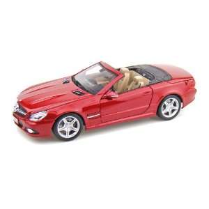  2009 Mercedes Benz SL550 Convertible 1/18 Red Toys 