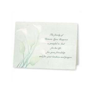  Sympathy Notes with Calla Lillies