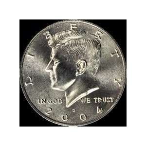  2004 D Uncirculated Kennedy Half Dollar 