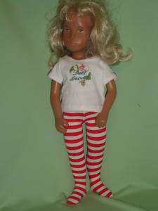 Red & White Striped Tights for 16 Sasha Doll Secrets  