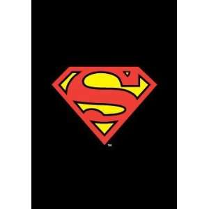DC Comics   Superman S Shield Black Textile Poster 