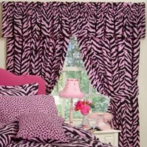  Teen Girls Animal Print Pink Zebra Drapes 84 x 63