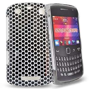     White (dot) design hard case cover for blackberry 9360 Electronics