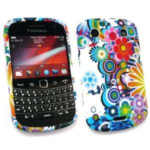  BlackBerry 9900 Bold Touch Circles And Flowers TPU Gel 