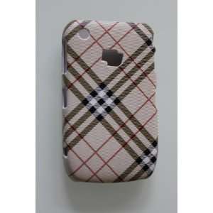  Checker Plaid Blackberry 8520 Case 