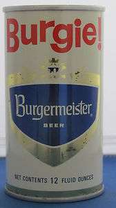 Burgermeister Beer Can Pull Tab 12oz BURGIE SSSan Francisco California 