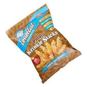 LesserEvil Sea Salt Krinkle Sticks, case of 12 lunch sized bags, 1.2 