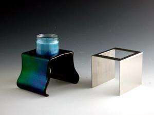 Stainless Steel 4 Candle Holder Glass Fusing Slump Drape Kiln Mold 