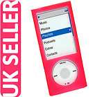 HOT PINK GEL CASE COVER FOR APPLE IPOD NANO 5G 5TH GEN