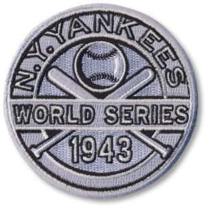  1943 New York Yankees World Series Championship Patch 