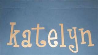 10 WOOD PERSONALIZED WALL LETTERS WOODEN NURSERY BABY  
