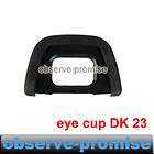 Camera eyecup Nikon D200 D300 D700 w Hotshoe Cover  