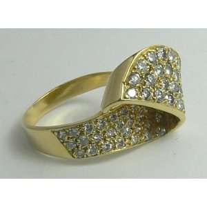  1.50tcw Luminous Blinding Diamond & Yellow Gold Ring 