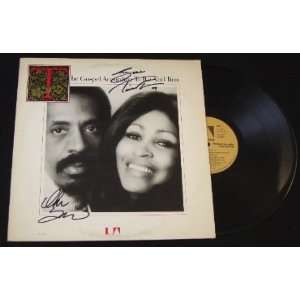 Ike & Tina Turner The Gospel   Hand Signed Autographed Lp Record Album 