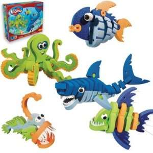  Bloco Marine Creatures Set Toys & Games