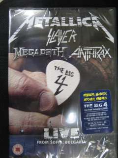 Metallica Slayer Megadeth Anthrax/ Big FOUR 4 Live NEW  
