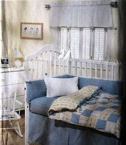 Nursery Baby Room Crib set Pattern bumper dust ruffle S9315  