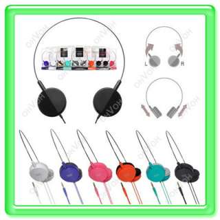 description top headphone stereo headset earphone for pc cd ipod