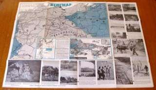 NEWSMAP WW II Poster 1945 Manila Liberated Vol.3 No.43F  