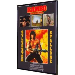  Rambo First Blood, Part 2 11x17 Framed Poster