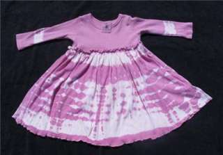 Infant todder girls Lavender Alley pink Tie Dye dress leggings outfit 