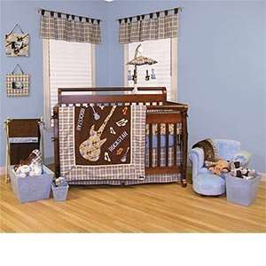  Rockstar 10 piece Crib Bedding Collection 