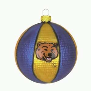    UCLA Bruins Blown Glass Christmas Ornament