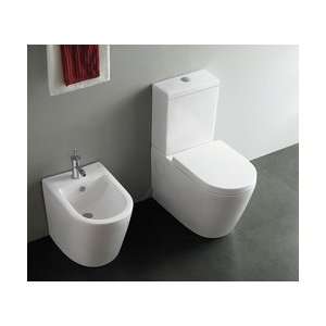   Modern Two Piece Dual Flush Bathroom Toilet 27.6