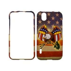  LG Marquee LS855 LS 855 American Eagle USA Flag Red White Blue 