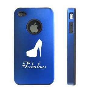   Blue Aluminum & Silicone Case Fabulous High Heel Cell Phones