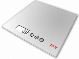 5000g x 1g Slim Digital Kitchen Scale Diret Food With Touch Screen Red 