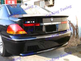 Painted BMW E65 E66 E67 Rear trunk boot spoiler 02~05  