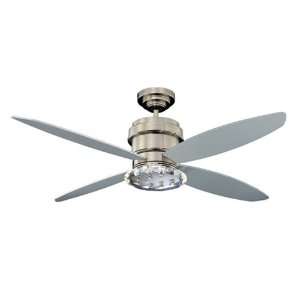 Kendal Lighting AC17552 PN Optica 52 Inch Ceiling Fan, Polished Nickel 