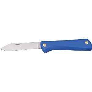   Swede 38 Folder Knife with Royal Blue Resinite Handles Sports