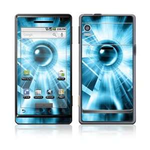   Droid Skin Decal Sticker   Abstract Blue Tech 