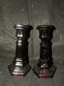   OF AMETHYST CANDLESTICKS BY IMPERIAL GLASS METROPOLITAN MUSEUM OF ART