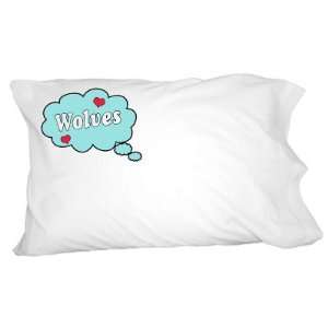  Dreaming of Wolves   Blue Novelty Bedding Pillowcase