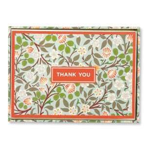  William Morris Clover Thank You Notes