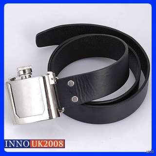 Drink Flask Stainless Steel Alcohol Buckle + Free Belt  