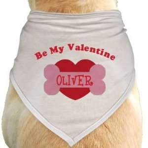  Be My Valentine Custom Dog Bandana