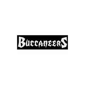   Buccaneers Car Window DECAL Wall Sticker Text Logo