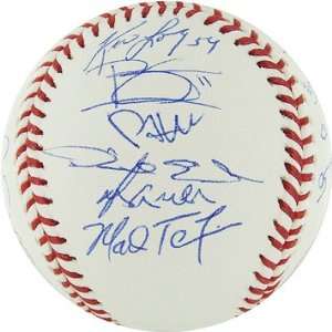  New York Yankees Team Signed 2009 WS Logo Baseball LE 250 
