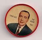 1961 62 SHIRRIFF HOCKEY COIN #101 TOE BLAKE CANADIENS