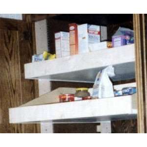  Cabinet Organizer   Roll Out Shelf Hi Back (Maple) (3 6h 