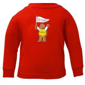 Maryland Terrapins Red Toddler Mascot Long Sleeve T shirt 