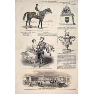   Alarm Horse Herring Theatre Railway Paris Station 1846