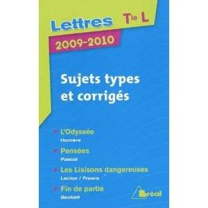 lettres terminales 2009 2010 Collectif 9782749508979  