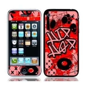 Wrapz Red Hip Hop phone case skin sticker for Apple iphone 2g 3g 3gs 